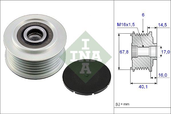 WILMINK GROUP Механизм свободного хода генератора WG1253628